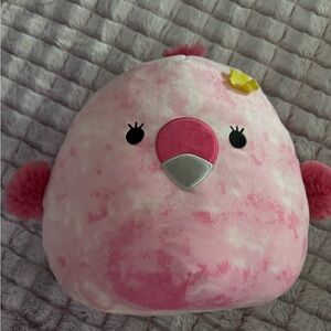 Squishmallows Cookie Tie-Dyed Flamingo Plush 12” NWT